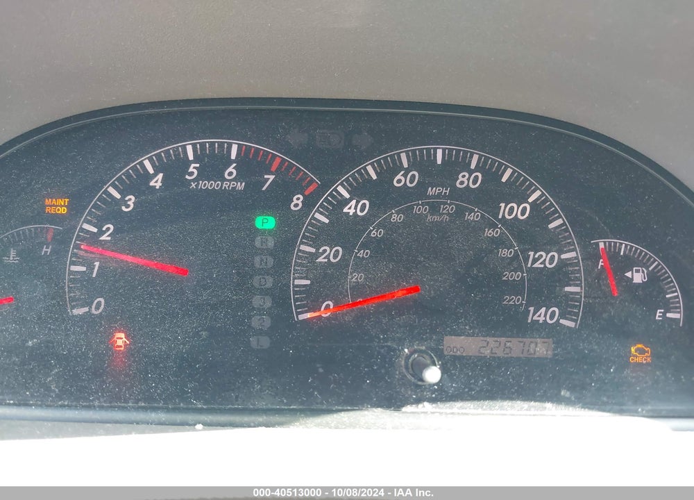 2005 TOYOTA CAMRY LE VIN: 4T1BE32K35U996156