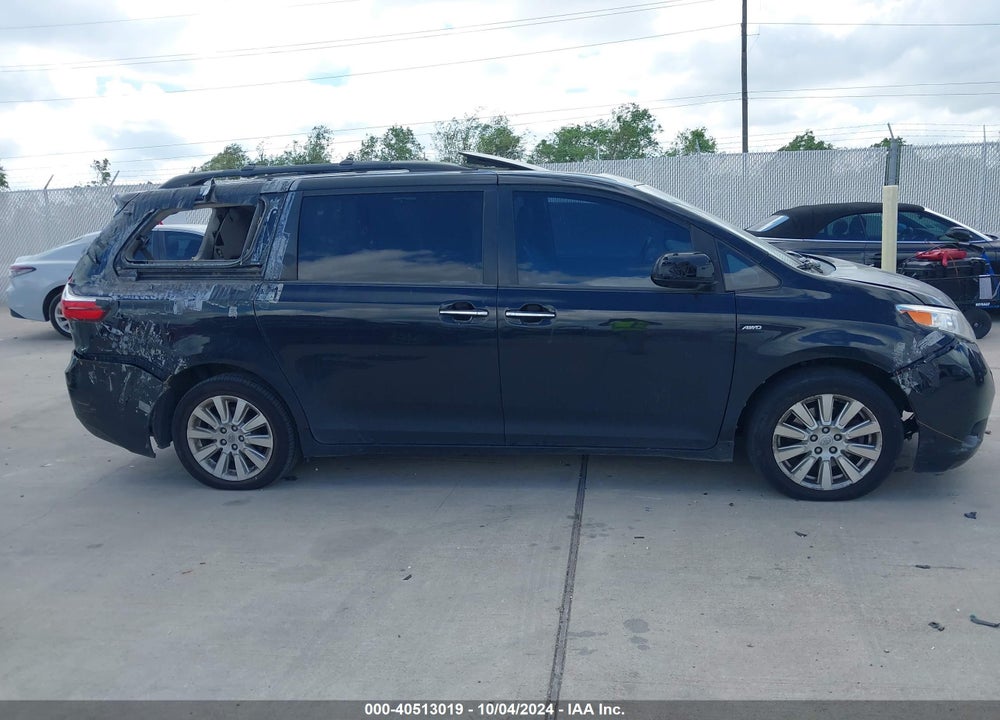 2016 TOYOTA SIENNA XLE 7 PASSENGER VIN: 5TDDK3DC2GS132508