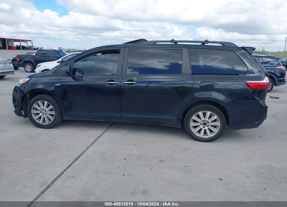 2016 TOYOTA SIENNA XLE 7 PASSENGER VIN: 5TDDK3DC2GS132508