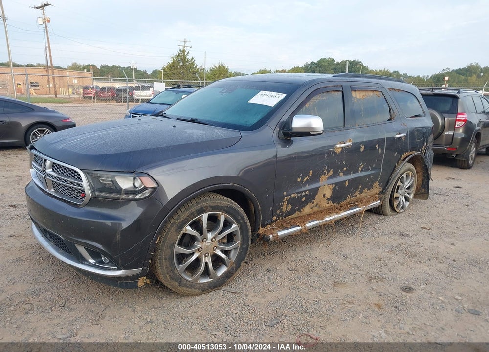 2017 DODGE DURANGO CITADEL ANODIZED PLATINUM AWD VIN: 1C4RDJEG5HC642280