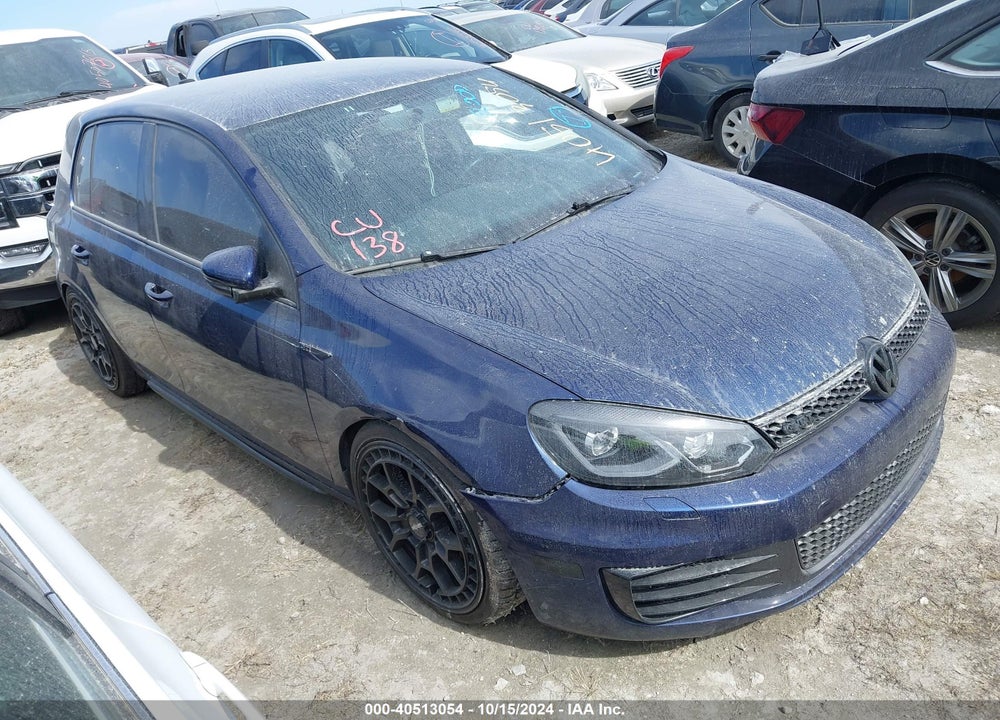 2012 VOLKSWAGEN GTI 4-DOOR VIN: WVWHV7AJ8CW259308