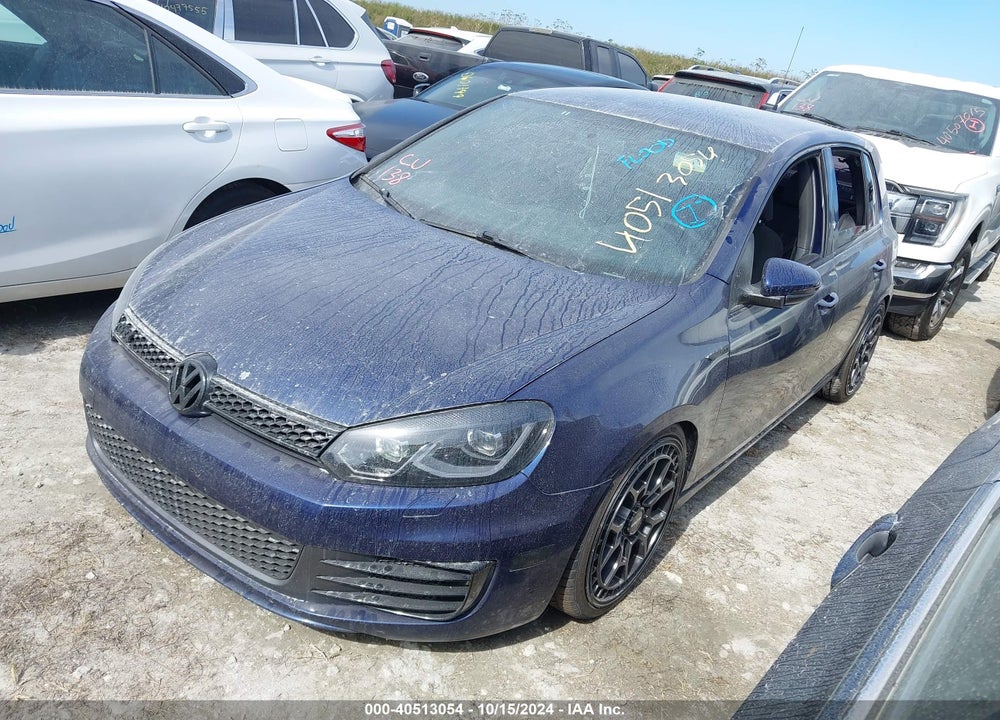 2012 VOLKSWAGEN GTI 4-DOOR VIN: WVWHV7AJ8CW259308