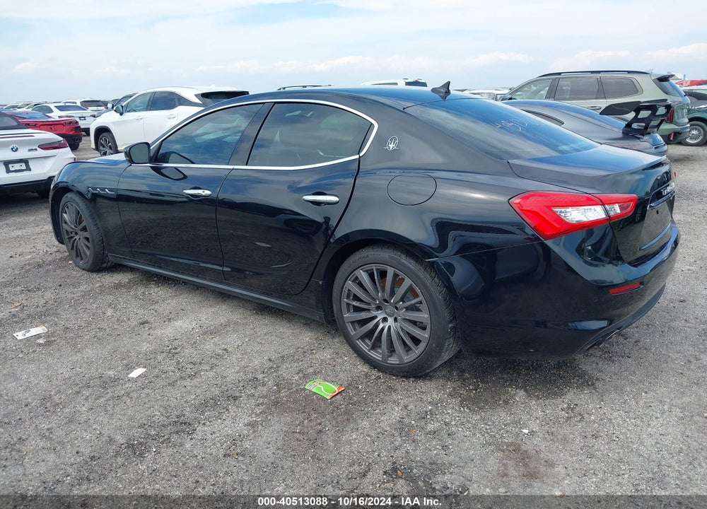 2018 MASERATI GHIBLI VIN: ZAM57XSA6J1299873