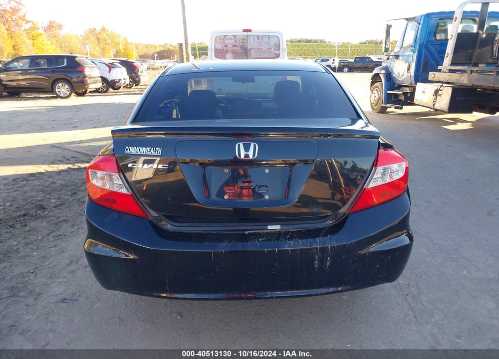 2012 HONDA CIVIC LX VIN: 2HGFB2F58CH312927