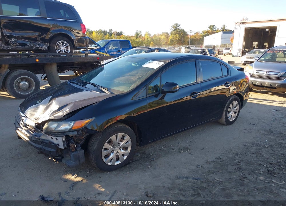 2012 HONDA CIVIC LX VIN: 2HGFB2F58CH312927