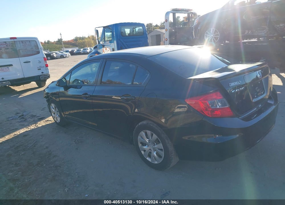 2012 HONDA CIVIC LX VIN: 2HGFB2F58CH312927