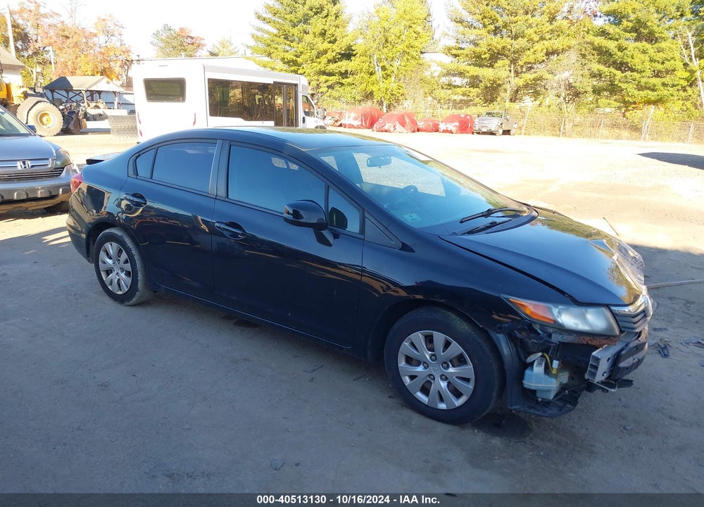 2012 HONDA CIVIC LX VIN: 2HGFB2F58CH312927