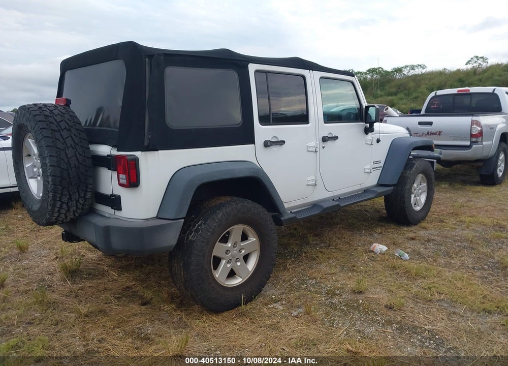 2016 ANGLER JEEP WR UNLIMITED SPORT VIN: 1C4BJWDG5GL251525
