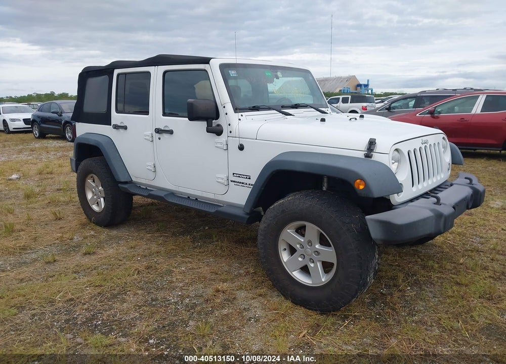 2016 ANGLER JEEP WR UNLIMITED SPORT VIN: 1C4BJWDG5GL251525