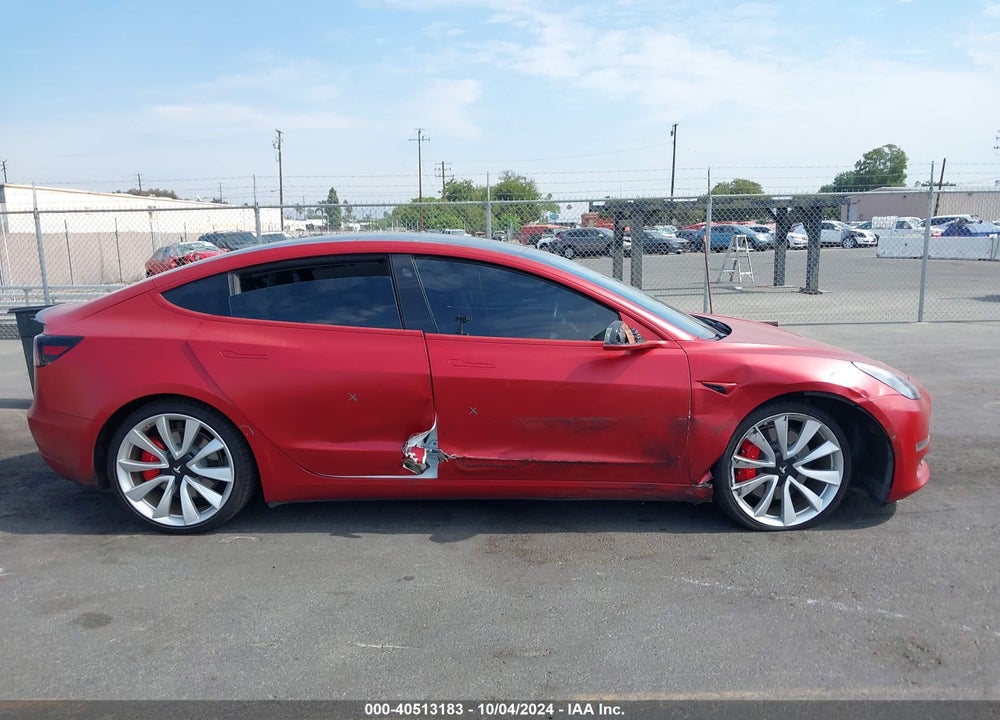 2019 TESLA MODEL 3 LONG RANGE/PERFORMANCE VIN: 5YJ3E1EB9KF413635