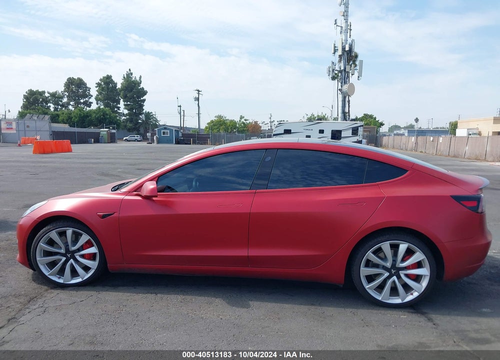 2019 TESLA MODEL 3 LONG RANGE/PERFORMANCE VIN: 5YJ3E1EB9KF413635