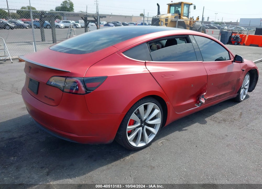 2019 TESLA MODEL 3 LONG RANGE/PERFORMANCE VIN: 5YJ3E1EB9KF413635