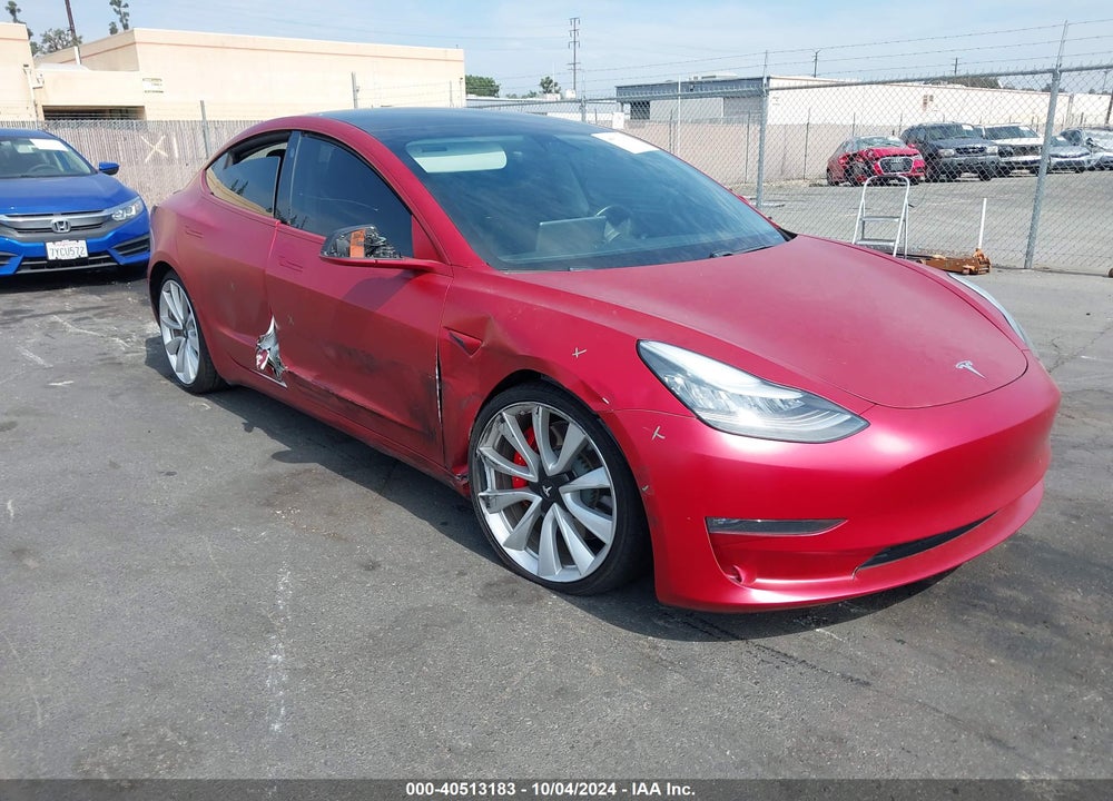 2019 TESLA MODEL 3 LONG RANGE/PERFORMANCE VIN: 5YJ3E1EB9KF413635