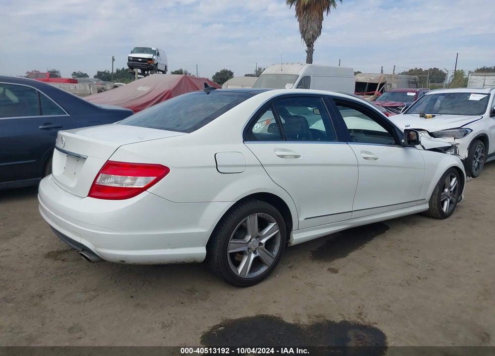 2009 MERCEDES-BENZ C 300 LUXURY/SPORT VIN: WDDGF54X29R067683