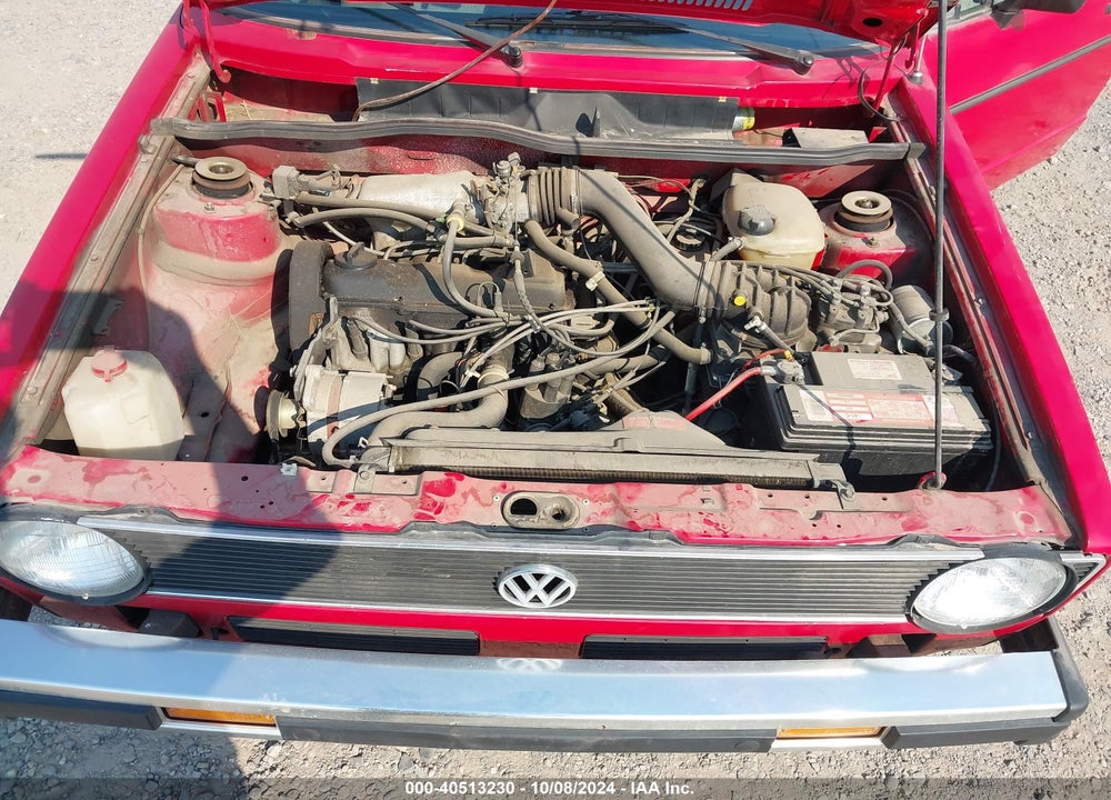 1987 VOLKSWAGEN CABRIOLET VIN: WVWCA0157HK009797