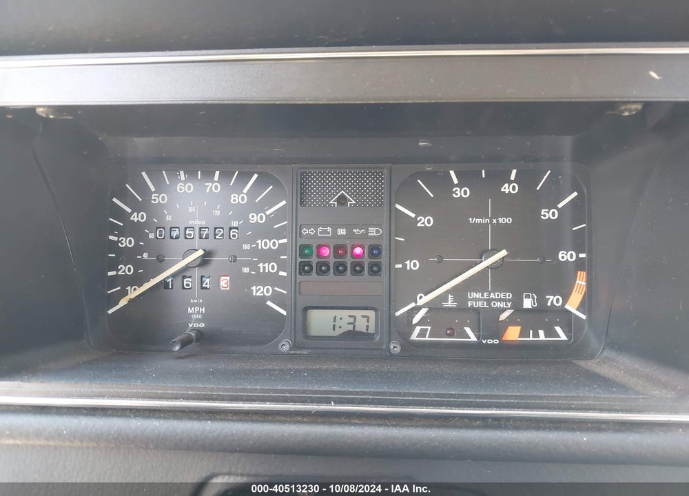 1987 VOLKSWAGEN CABRIOLET VIN: WVWCA0157HK009797