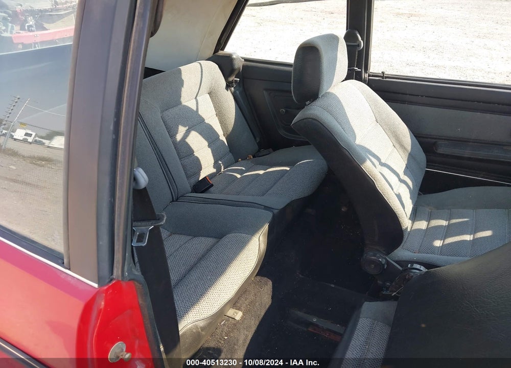 1987 VOLKSWAGEN CABRIOLET VIN: WVWCA0157HK009797