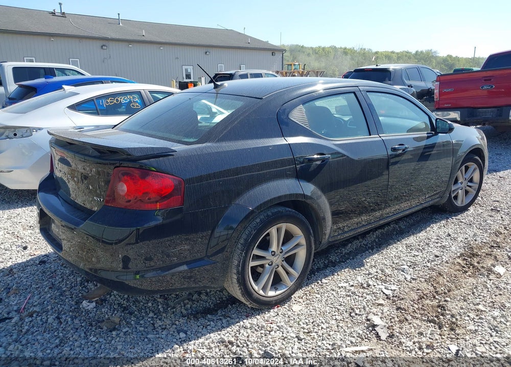 2013 DODGE AVENGER SXT VIN: 1C3CDZCB2DN742352