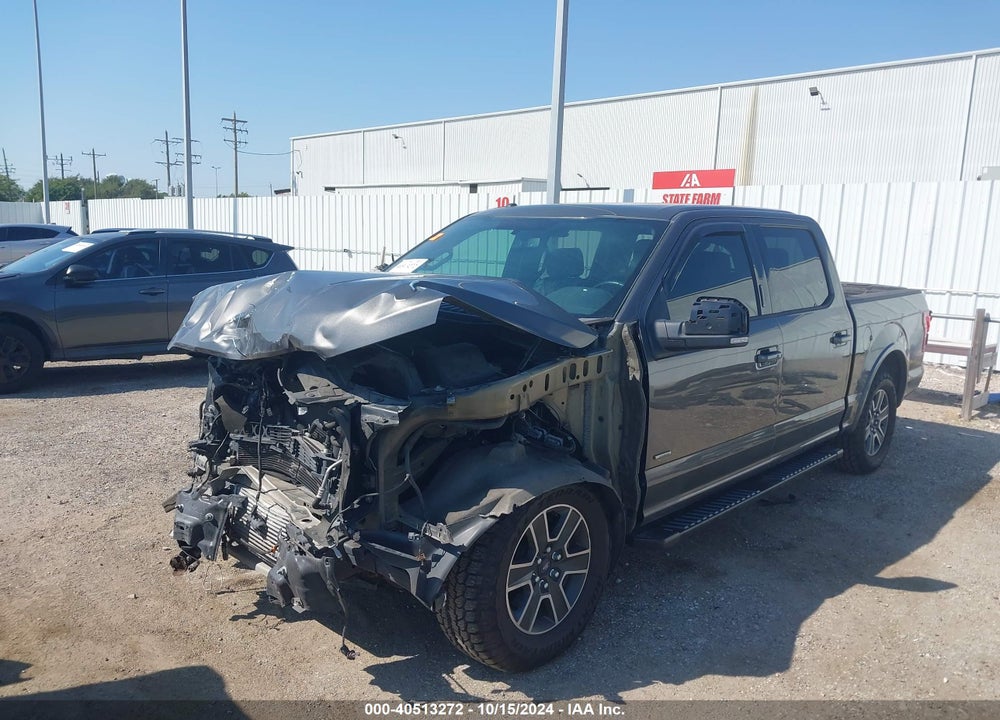 2015 FORD F-150 LARIAT VIN: 1FTEW1CPXFKE02687
