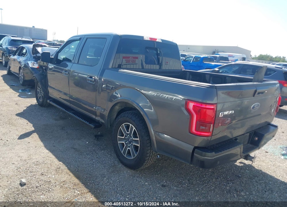 2015 FORD F-150 LARIAT VIN: 1FTEW1CPXFKE02687
