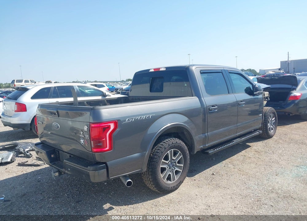 2015 FORD F-150 LARIAT VIN: 1FTEW1CPXFKE02687