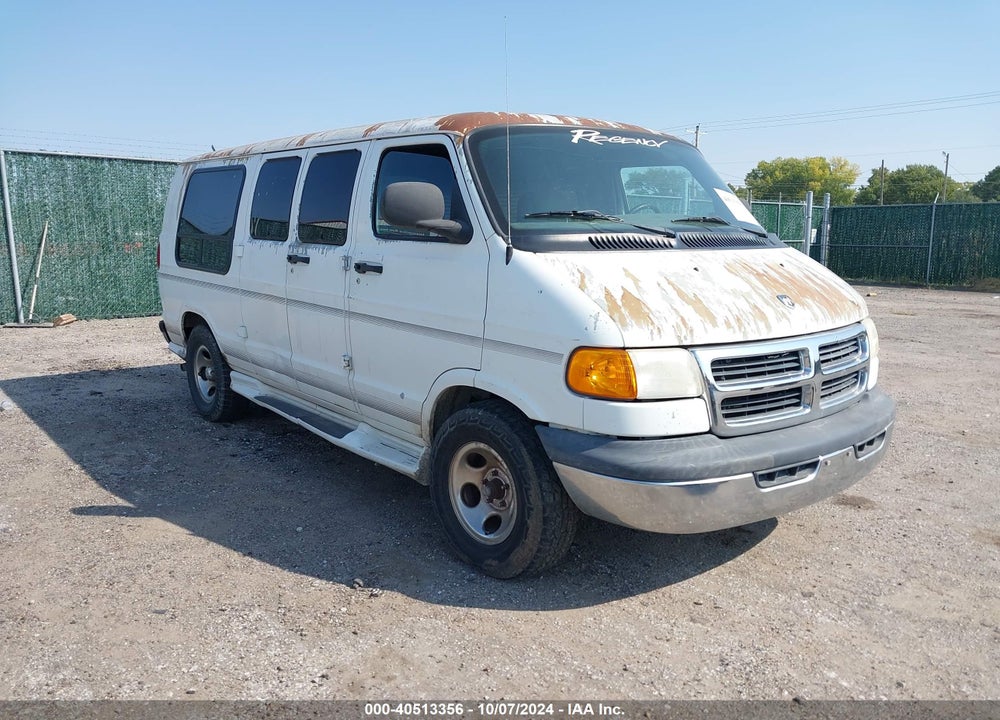 2003 DODGE RAM VAN 1500 CONVERSION VIN: 2D6WB11Y33K528370