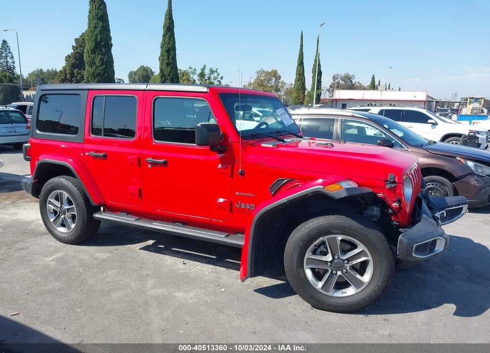 2021 JEEP WRANGLER UNLIMITED SAHARA 4X4 VIN: 1C4HJXEN1MW634790