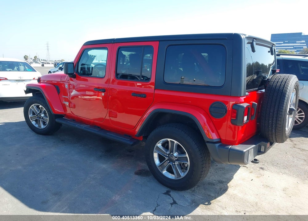 2021 JEEP WRANGLER UNLIMITED SAHARA 4X4 VIN: 1C4HJXEN1MW634790