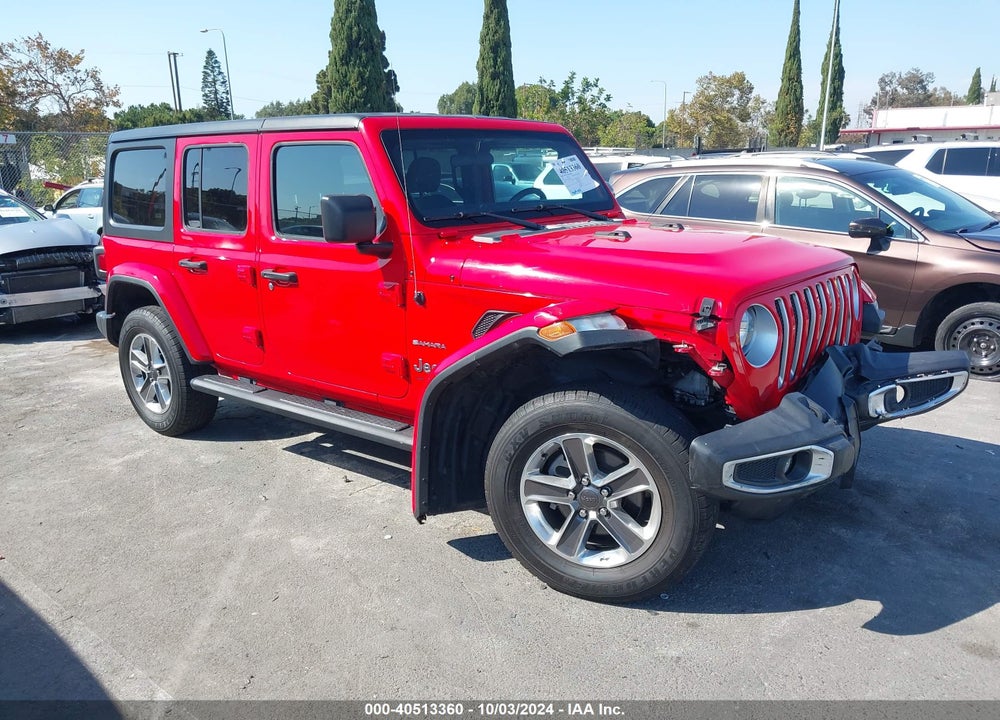 2021 JEEP WRANGLER UNLIMITED SAHARA 4X4 VIN: 1C4HJXEN1MW634790