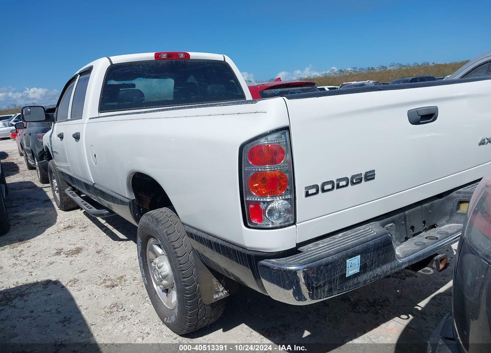 2004 DODGE RAM 2500 ST VIN: 3D7KU28C64G231581
