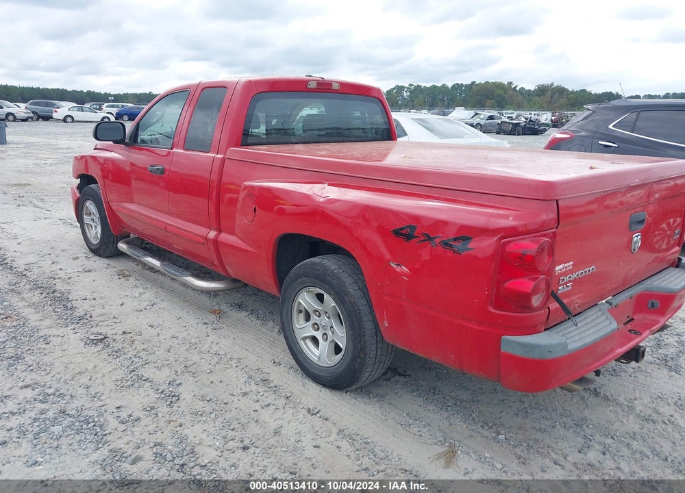 2005 DODGE DAKOTA SLT VIN: 1D7HW42N85S276008