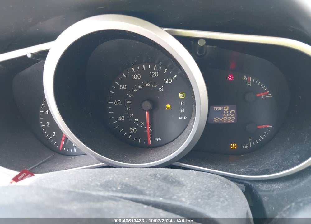 2012 MAZDA CX-7 I SPORT VIN: JM3ER2B51C0420541