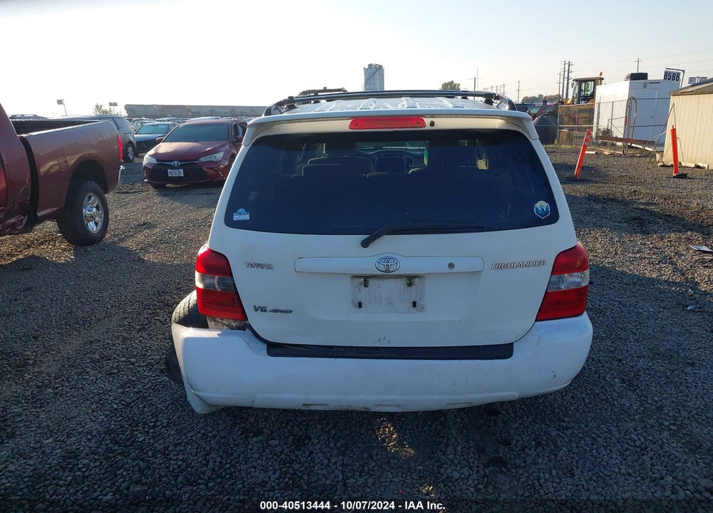 2004 TOYOTA HIGHLANDER V6 VIN: JTEEP21A740019036