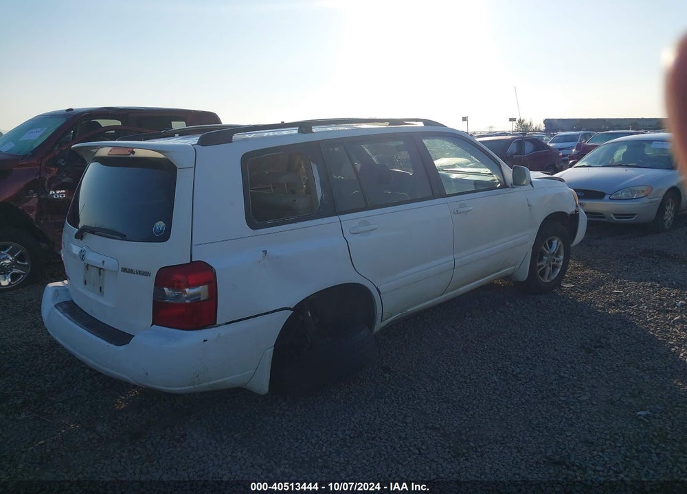 2004 TOYOTA HIGHLANDER V6 VIN: JTEEP21A740019036