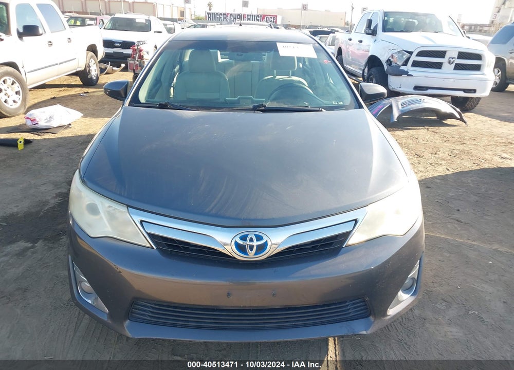 2012 TOYOTA CAMRY HYBRID XLE VIN: 4T1BD1FK9CU021837