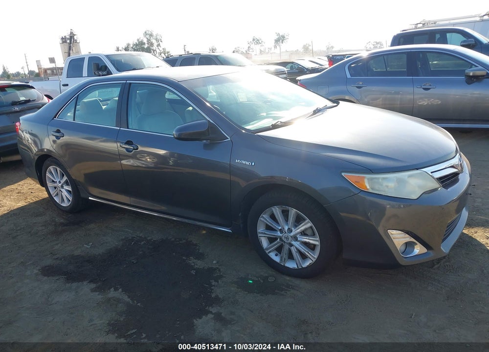 2012 TOYOTA CAMRY HYBRID XLE VIN: 4T1BD1FK9CU021837