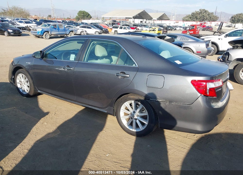 2012 TOYOTA CAMRY HYBRID XLE VIN: 4T1BD1FK9CU021837