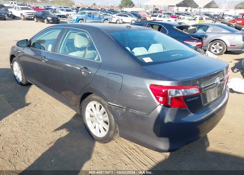 2012 TOYOTA CAMRY HYBRID XLE VIN: 4T1BD1FK9CU021837