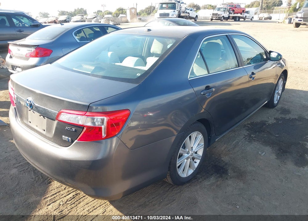 2012 TOYOTA CAMRY HYBRID XLE VIN: 4T1BD1FK9CU021837