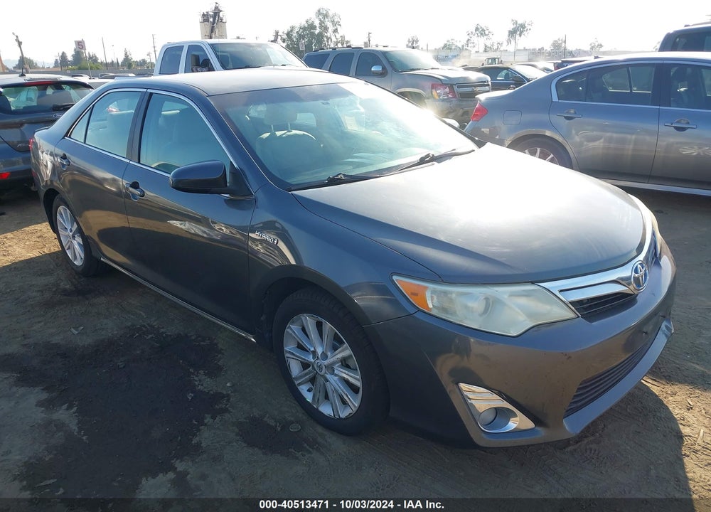 2012 TOYOTA CAMRY HYBRID XLE VIN: 4T1BD1FK9CU021837