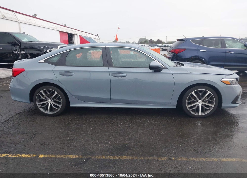 2022 HONDA CIVIC TOURING VIN: 2HGFE1F98NH315351