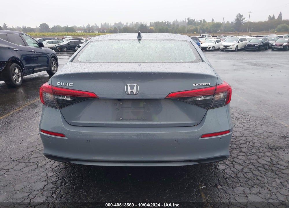 2022 HONDA CIVIC TOURING VIN: 2HGFE1F98NH315351