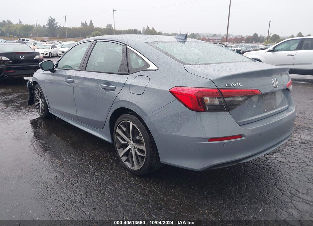 2022 HONDA CIVIC TOURING VIN: 2HGFE1F98NH315351