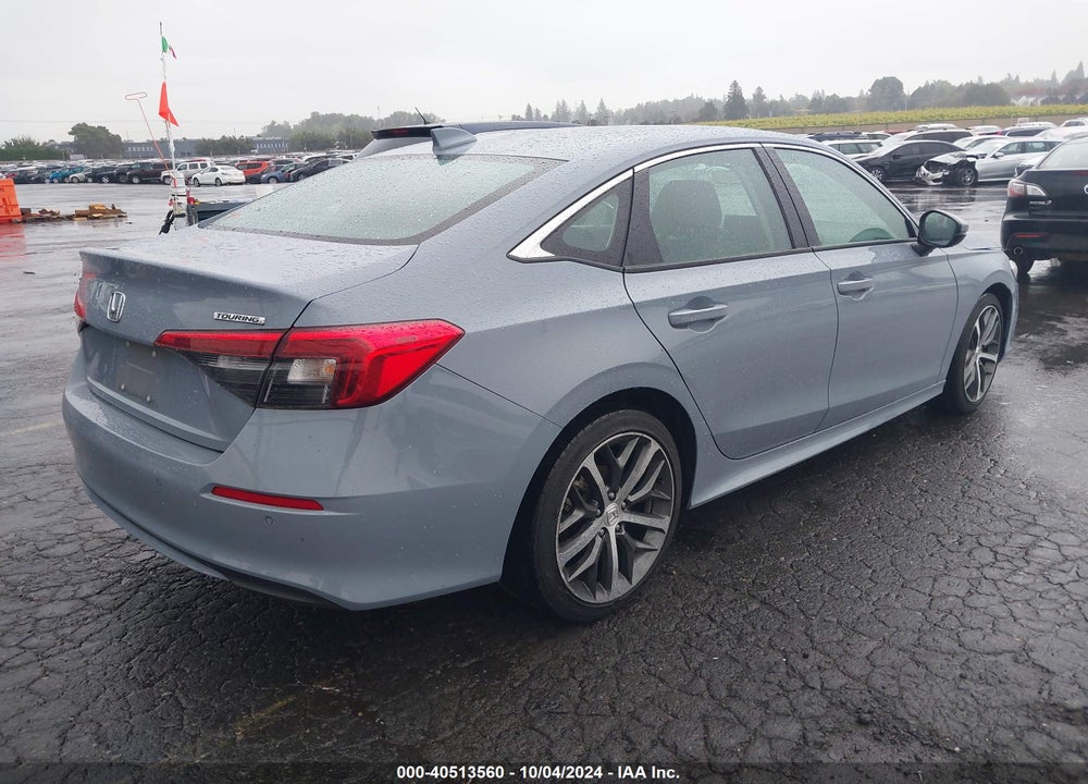 2022 HONDA CIVIC TOURING VIN: 2HGFE1F98NH315351