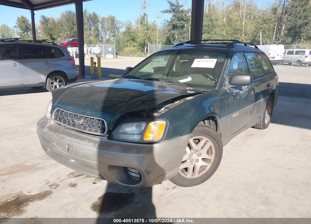 2003 SUBARU OUTBACK VIN: 4S3BH675837616899