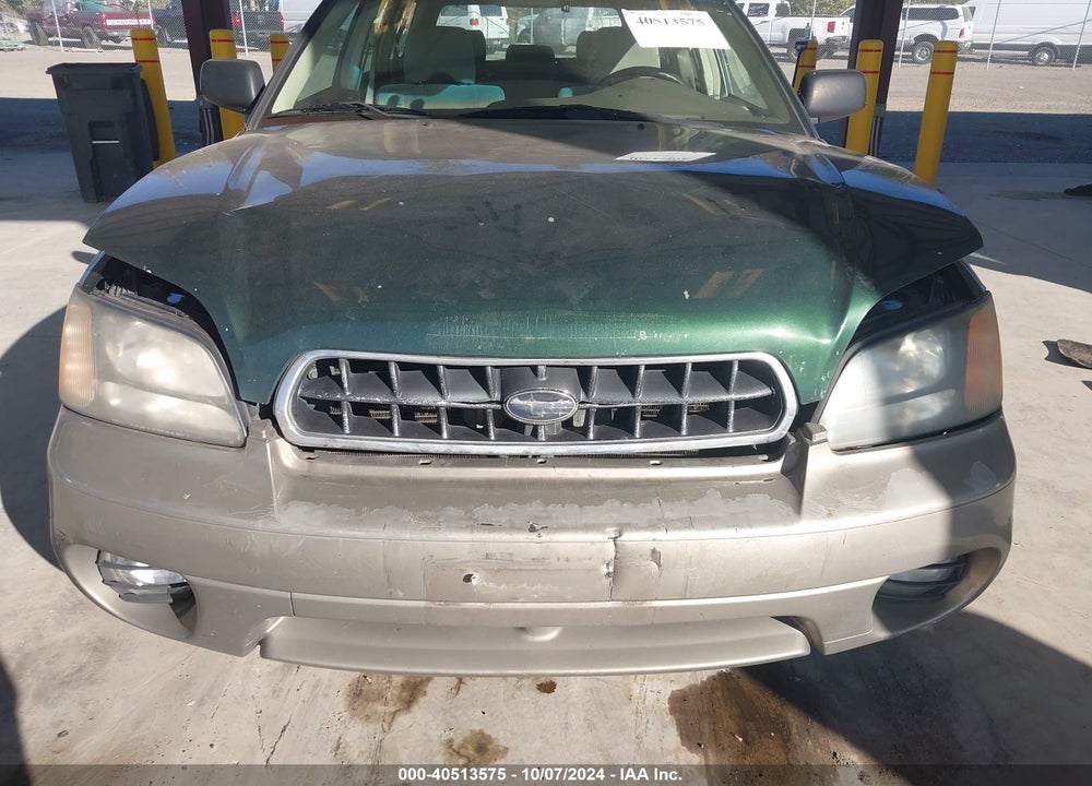 2003 SUBARU OUTBACK VIN: 4S3BH675837616899
