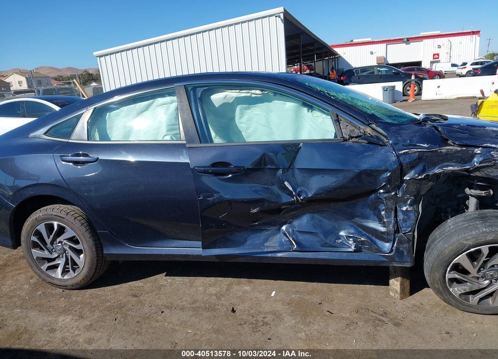 2017 HONDA CIVIC EX VIN: 19XFC2F76HE208047