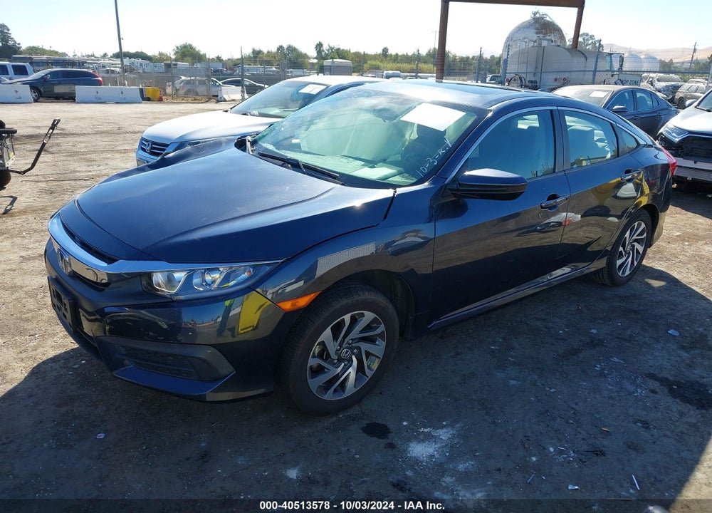 2017 HONDA CIVIC EX VIN: 19XFC2F76HE208047
