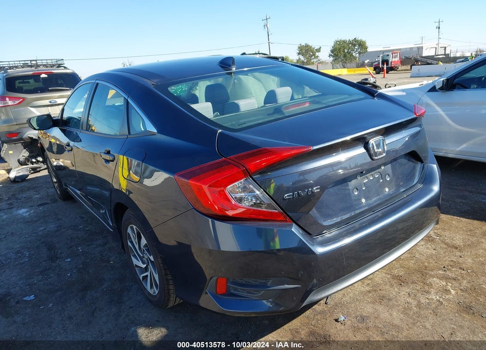 2017 HONDA CIVIC EX VIN: 19XFC2F76HE208047