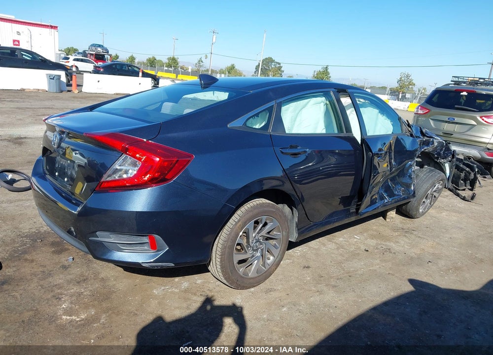2017 HONDA CIVIC EX VIN: 19XFC2F76HE208047